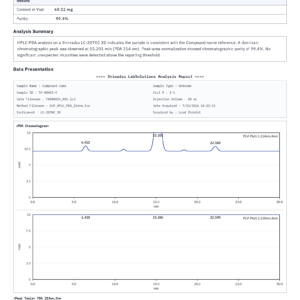 Purity + Content + Identity Reference Standard